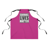 Squirrel Lives Matter Apron (Pink)