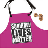 Squirrel Lives Matter Apron (Pink)