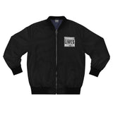 Squirrel Lives Matter Bomber Jacket (Black)