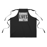 Squirrel Lives Matter Apron (Black)