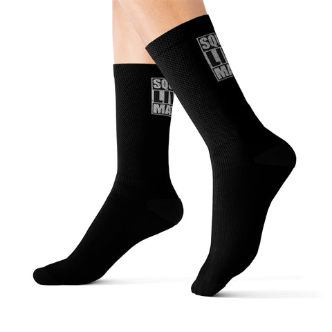 Squirrel Lives Matter Socks -Black (L)