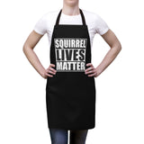 Squirrel Lives Matter Apron (Black)