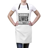 Squirrel Lives Matter Apron (White)