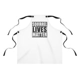 Squirrel Lives Matter Apron (White)