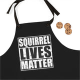 Squirrel Lives Matter Apron (Black)