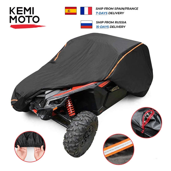 KEMIMOTO X3 UTV 210D Utility Vehicle Storage Cover for Can am